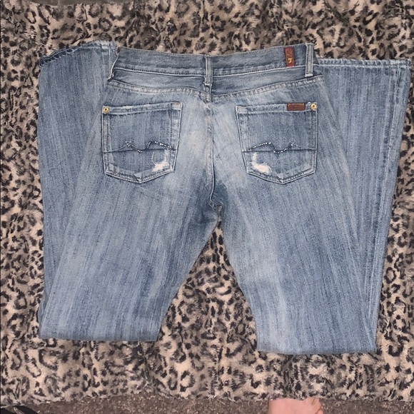 7 for all mankind jeans- worn twice - Picture 2 of 2
